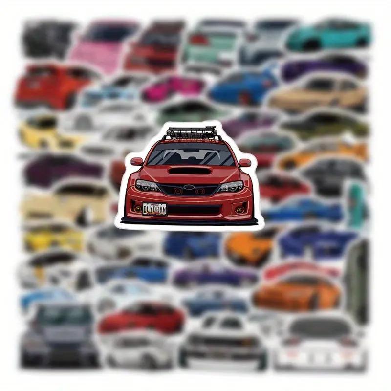 JDM Racing Araba Sticker Seti 50’li | Sticker Master - Sticker Master