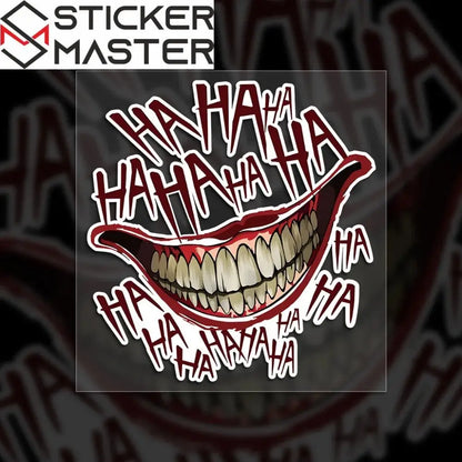 JDM Joker Hahaha Palyaço Gülüşü 13cm - Sticker Master dekoratif sticker ürün görseli