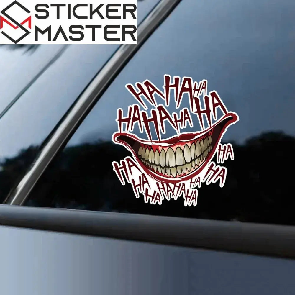 JDM Joker Hahaha Palyaço Gülüşü 13cm - Sticker Master dekoratif sticker ürün görseli