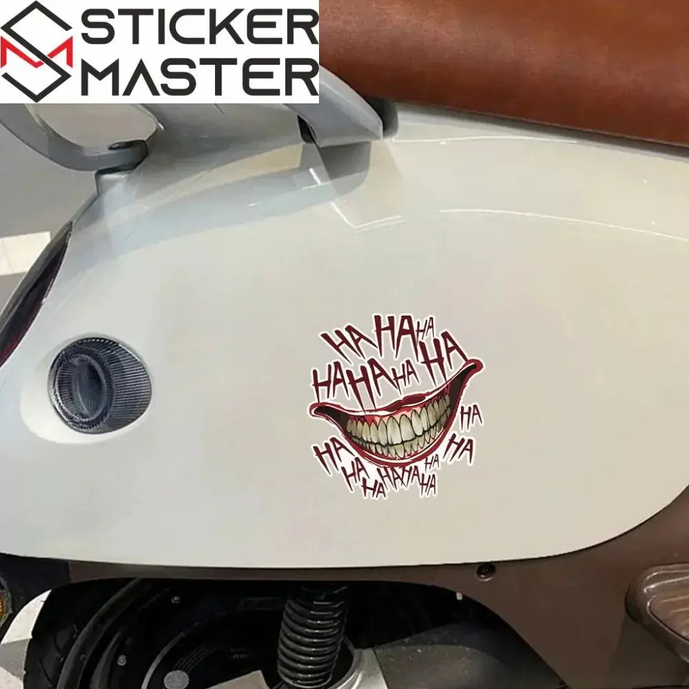 JDM Joker Hahaha Palyaço Gülüşü 13cm - Sticker Master dekoratif sticker ürün görseli