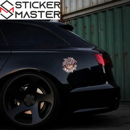 JDM Joker Hahaha Palyaço Gülüşü 13cm - Sticker Master dekoratif sticker ürün görseli