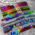 JDM Sticker Seti | Holografik Yarış Markaları ve Slogan Decal (6 Parça)
