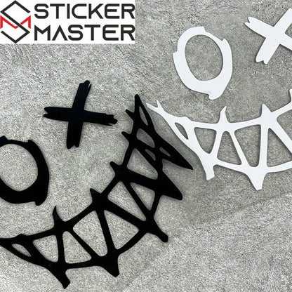 JDM Sticker | Şeytan Suratlı Çılgın Araba Decal (18x16 cm)