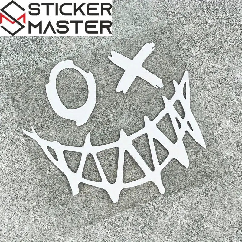 JDM Sticker | Şeytan Suratlı Çılgın Araba Decal (18x16 cm)