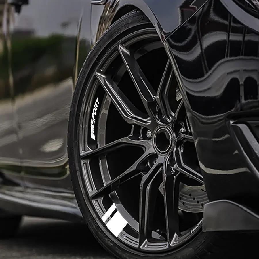 24 Parça Jant Çıkartma Seti Sport Şerit Sticker | Sticker Master - Sticker Master