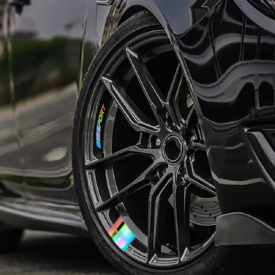 24 Parça Jant Çıkartma Seti Sport Şerit Sticker | Sticker Master - Sticker Master