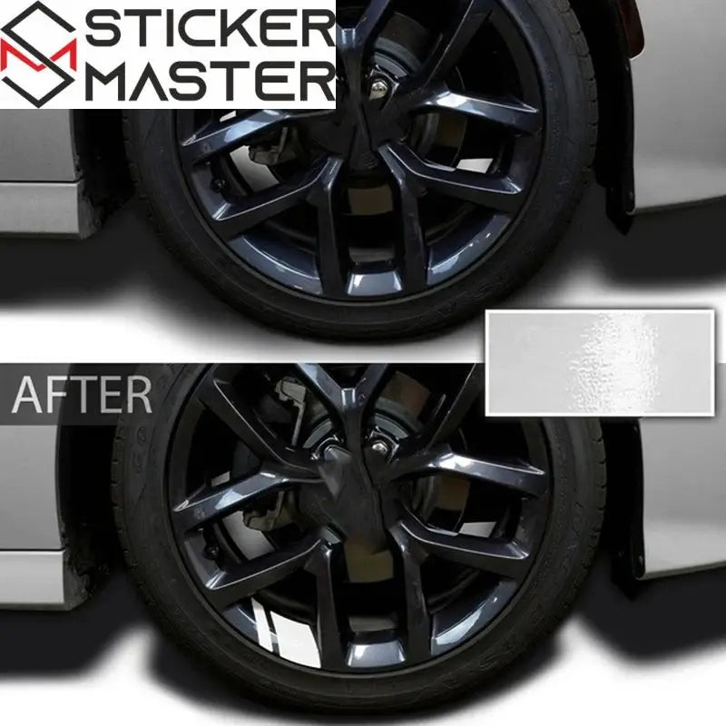 Jant Sticker Seti | Sportif Jant Göbeği Arası Şerit Decal (6 Adet) Sticker Master