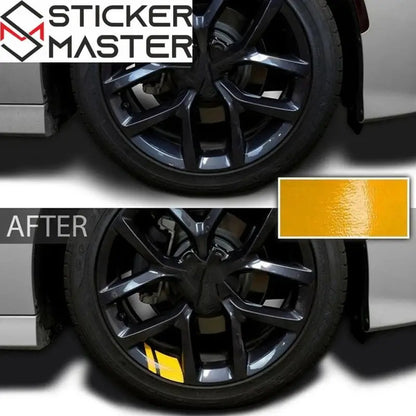 Jant Sticker Seti | Sportif Jant Göbeği Arası Şerit Decal (6 Adet) Sticker Master