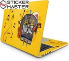 Jazz Müzik Laptop Sticker Tasarım Seti | Sticker Master