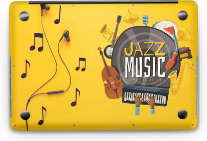 Sticker Master Jazz Music Evrensel Sticker Dizüstü Bilgisayar Vinil Sticker Decal 12" 13" 13.3" 14" 15" 15.4" 15.6 inç Dizüstü Bilgisayar Çıkartma Koruyucu Macbook Asus Acer Hp Lenovo Huawei Dell İçin - Sticker Master