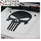 Jeep Kaput Punisher Sticker | Büyük Boy Off-Road Çıkartması | Sticker Master