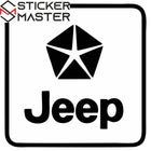 Jeep Logo Sticker Pentastar Tasarımı | Sticker Master
