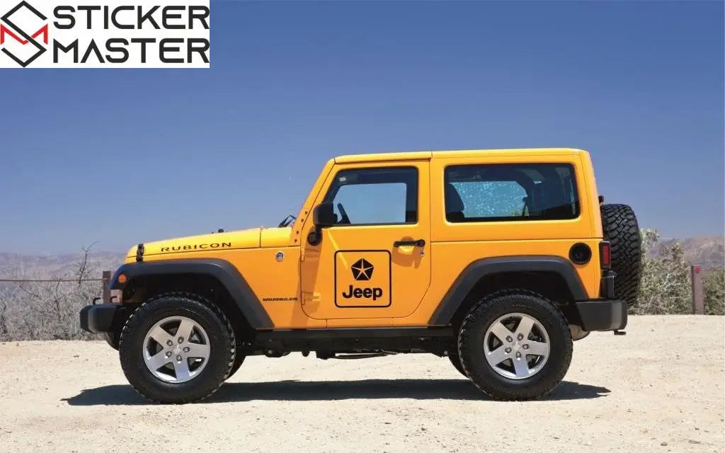 Sticker Master Jeep 30 Sticker Motor, Kask, Laptop, Araba, Oto Araç İçin Dayanıklı Etiket Decal