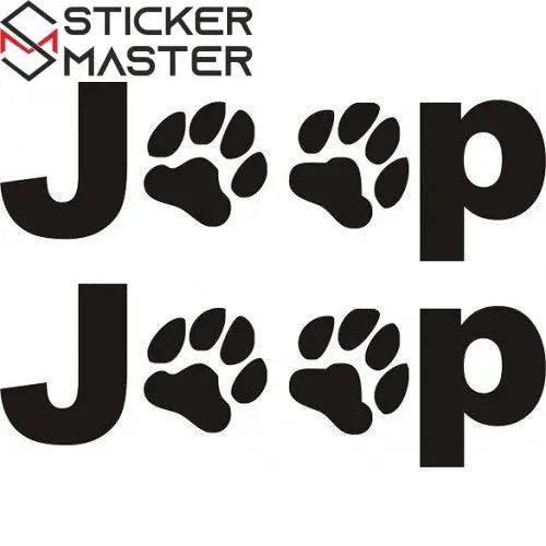 Sticker Master Jeep Pati Sticker Motor, Kask, Laptop, Araba, Oto Araç İçin Dayanıklı Etiket Decal