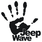 Sticker Master Jeep Wave Sticker Motor, Kask, Laptop, Araba, Oto Araç İçin Dayanıklı Etiket Decal