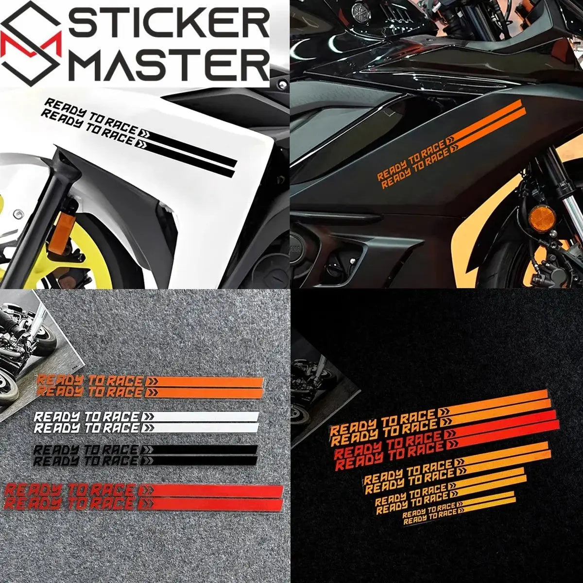 KTM Uyumlu Ready To Race Sticker Seti | Yarış Çıkartması – Sticker Master