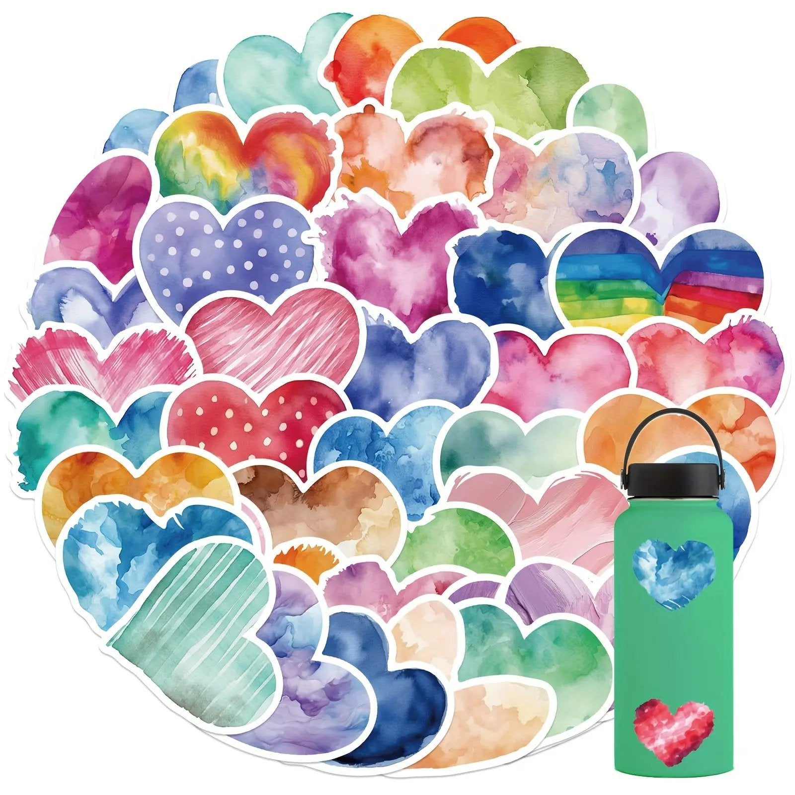 Aşk Kalp Sticker Seti 50’li | Sticker Master - Sticker Master