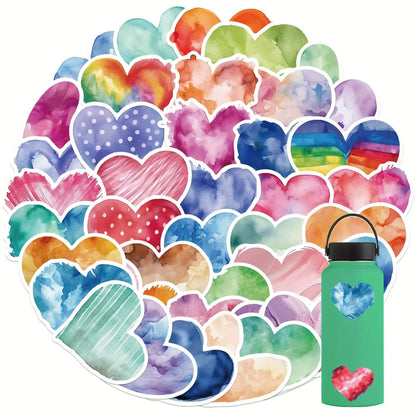 Aşk Kalp Sticker Seti 50’li | Sticker Master - Sticker Master