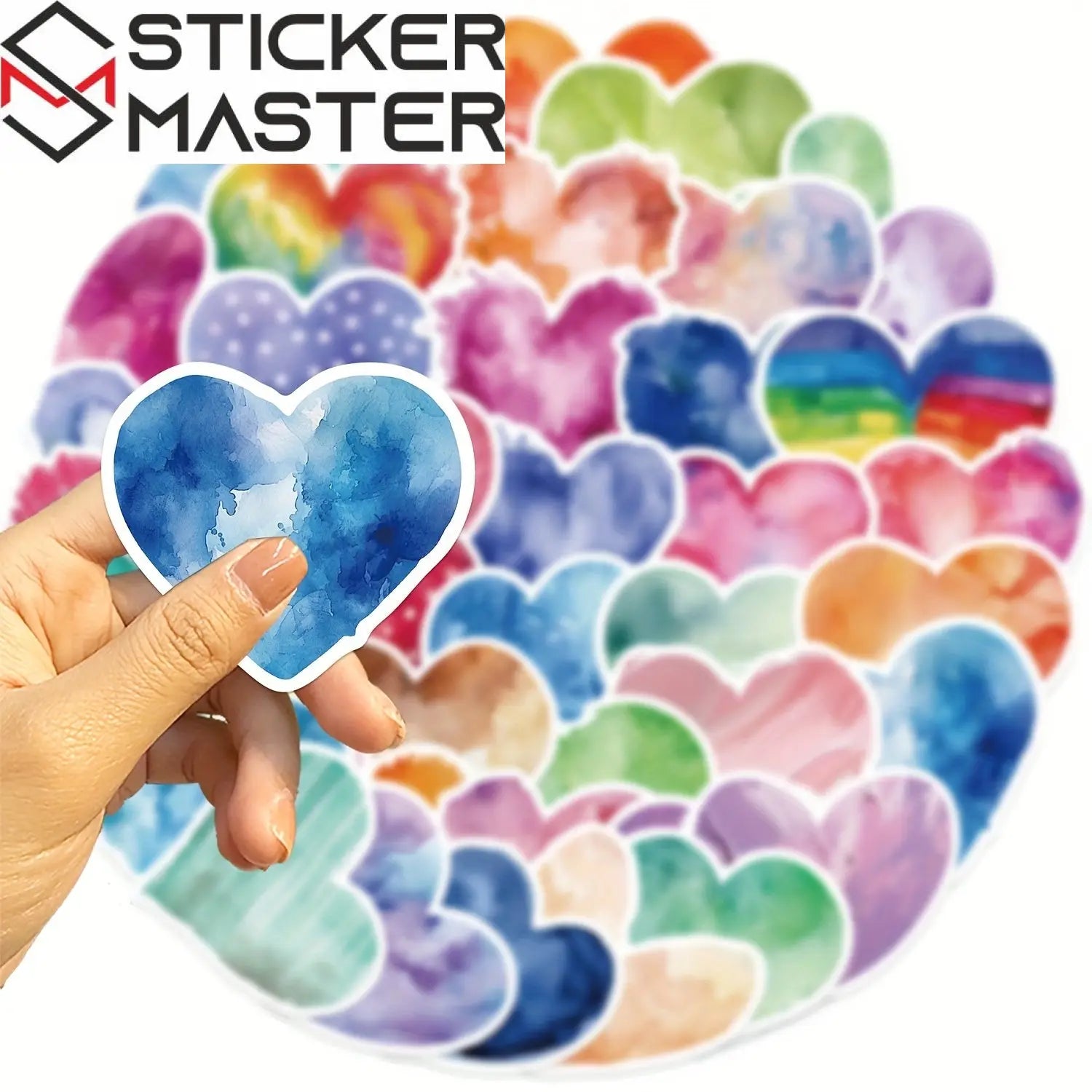 Aşk Kalp Sticker Seti 50’li | Sticker Master - Sticker Master