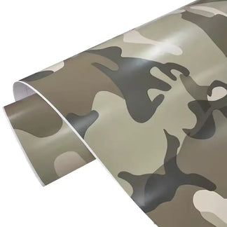 Askeri Yeşil Kamuflaj Kaplama Folyosu