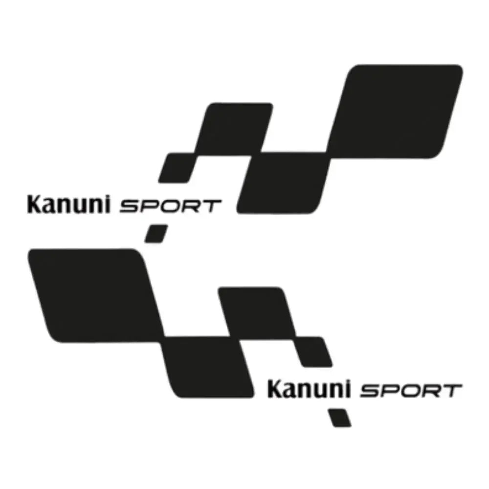 Kanuni Sport Sticker Yarış Bayrağı Seti (30 cm) | Sticker Master