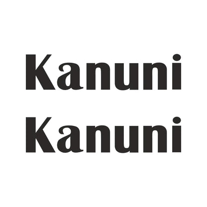 Kanuni Sticker Yazı Logo Seti | Sticker Master