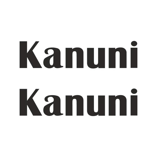 Kanuni Sticker Yazı Logo Seti | Sticker Master