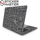 Kara Tahta Matematik Laptop Sticker Math Chalkboard Kaplama | Sticker Master
