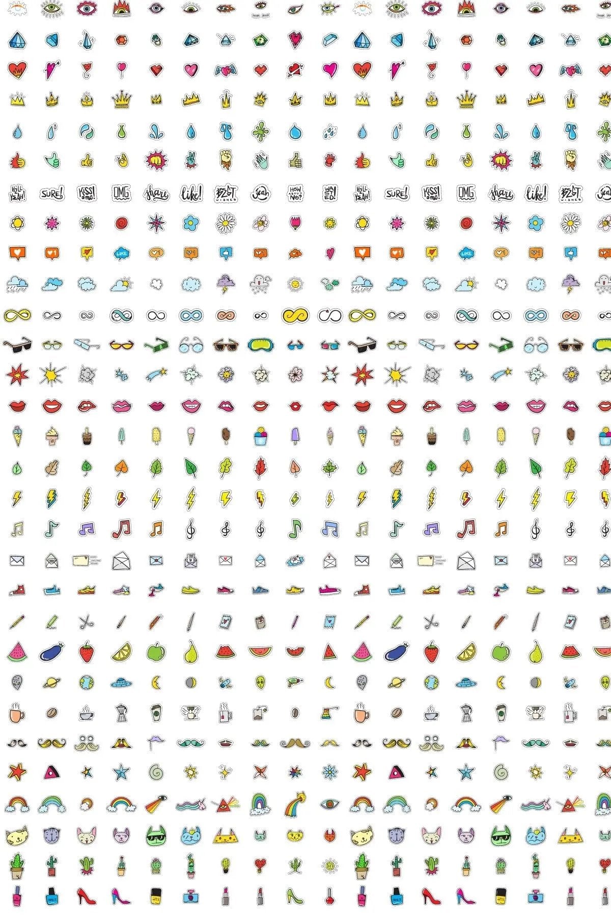 Sticker Master 300 Adet Karışık Sticker Pack Graffiti Araba Stickers Motor Bisiklet Laptop Sticker Etiket Çıkartma