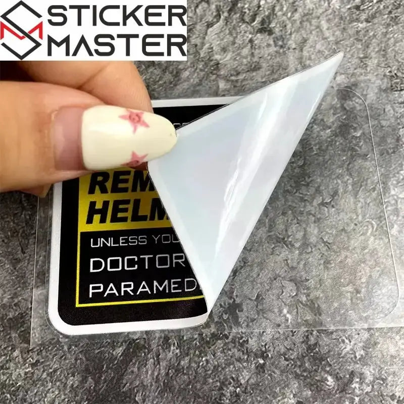 Helmet Compatible Blood Type Sticker | Safe