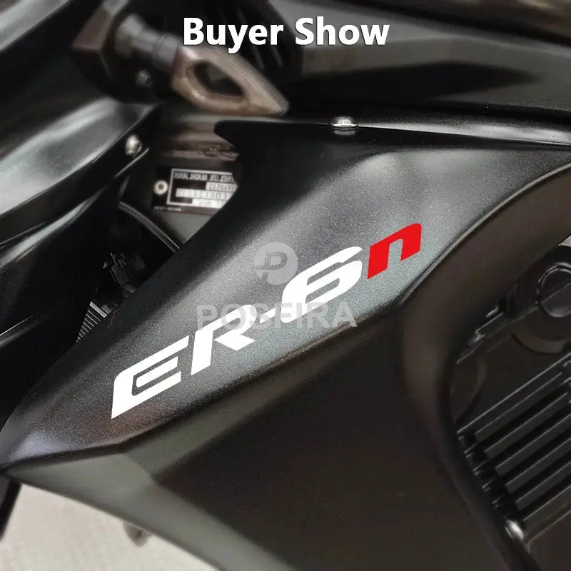 Kawasaki ER-6n Sticker Yan Grenaj Yazısı Seti | Sticker Master - Sticker Master