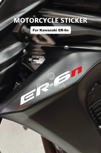 Kawasaki ER-6n Sticker Yan Grenaj Yazısı Seti | Sticker Master - Sticker Master
