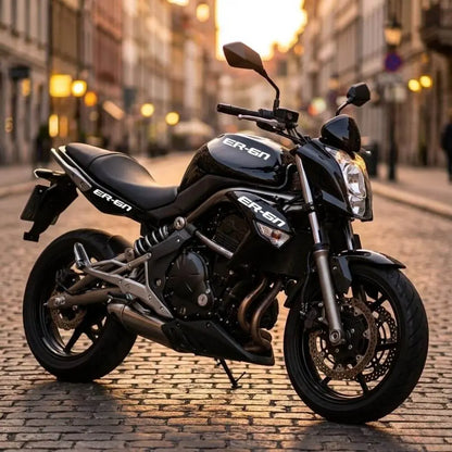 Kawasaki ER-6n Sticker Yan Grenaj ve Depo Yazısı | Sticker Master - Sticker Master