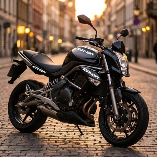 Kawasaki ER-6n Sticker Yan Grenaj ve Depo Yazısı | Sticker Master - Sticker Master