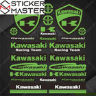 Kawasaki Logo Sticker Seti | Racing Team ve K-Shield Full Kit (27x30cm)