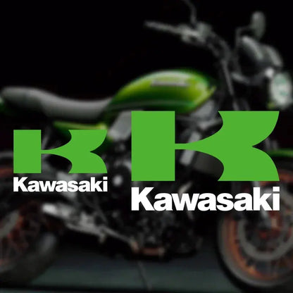 Kawasaki Logo Sticker (2 Adet) | Z ve Ninja Serisi Uyumlu Depo/Grenaj Logosu Sticker Master