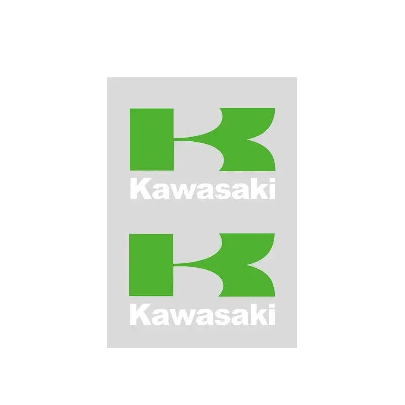 Kawasaki Logo Sticker (2 Adet) | Z ve Ninja Serisi Uyumlu Depo/Grenaj Logosu Sticker Master