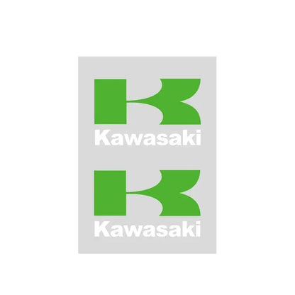 Kawasaki Logo Sticker (2 Adet) | Z ve Ninja Serisi Uyumlu Depo/Grenaj Logosu Sticker Master