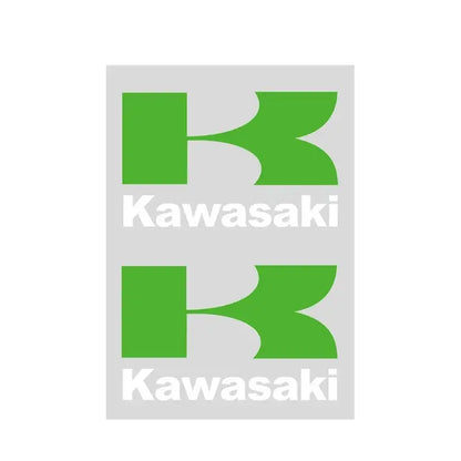 Kawasaki Logo Sticker (2 Adet) | Z ve Ninja Serisi Uyumlu Depo/Grenaj Logosu Sticker Master