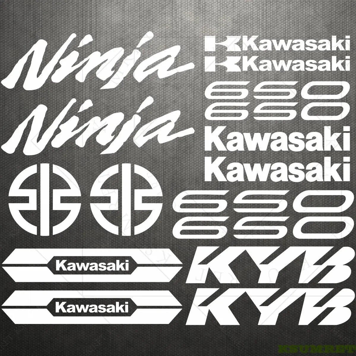 Kawasaki Ninja 650 Sticker Seti Su Geçirmez | Sticker Master Sticker Master