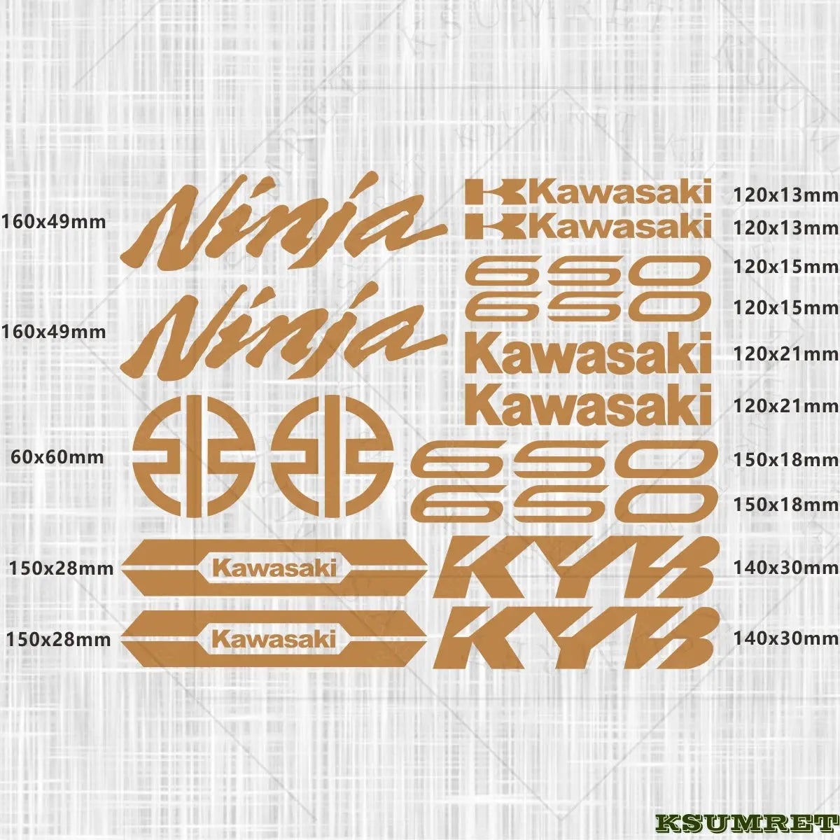 Kawasaki Ninja 650 Sticker Seti Su Geçirmez | Sticker Master Sticker Master