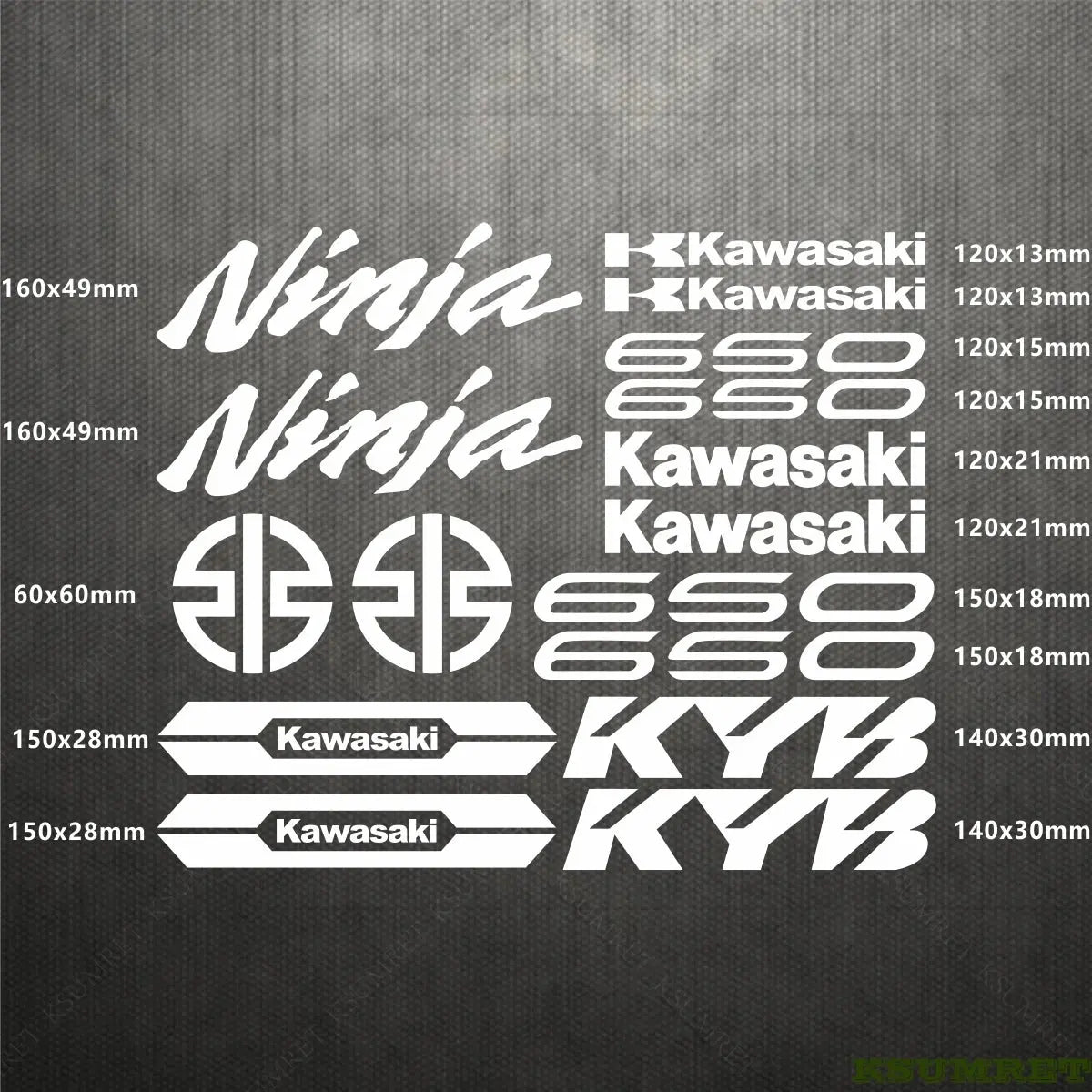 Kawasaki Ninja 650 Sticker Seti Su Geçirmez | Sticker Master Sticker Master