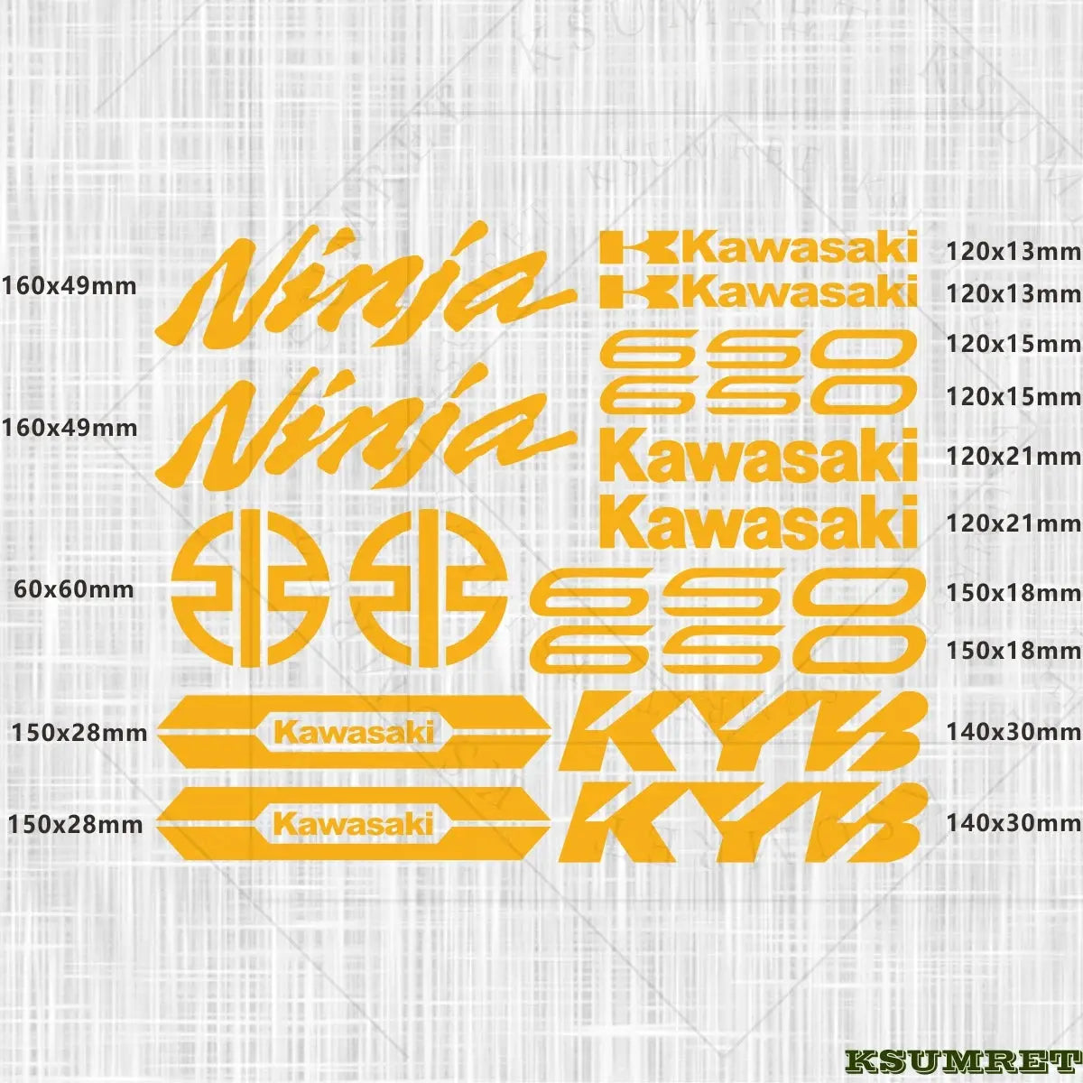 Kawasaki Ninja 650 Sticker Seti Su Geçirmez | Sticker Master Sticker Master