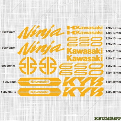 Kawasaki Ninja 650 Sticker Seti Su Geçirmez | Sticker Master Sticker Master