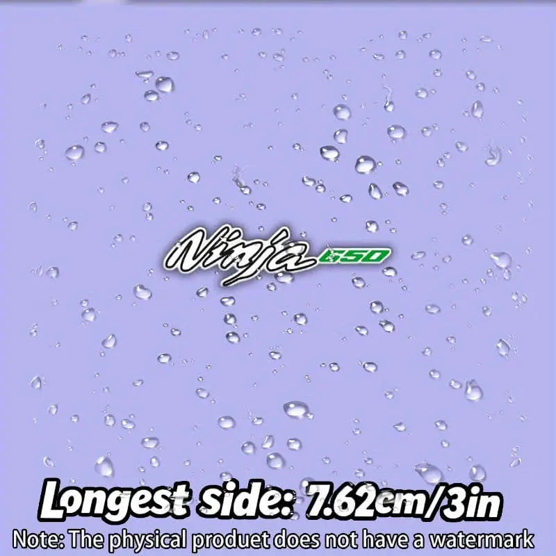 Kawasaki Ninja 650 Sticker Seti | Yan Grenaj ve Kask Logosu Sticker Master