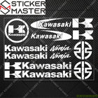 Kawasaki Sticker | Ninja ve K Logo Motosiklet Grenaj Decal Seti
