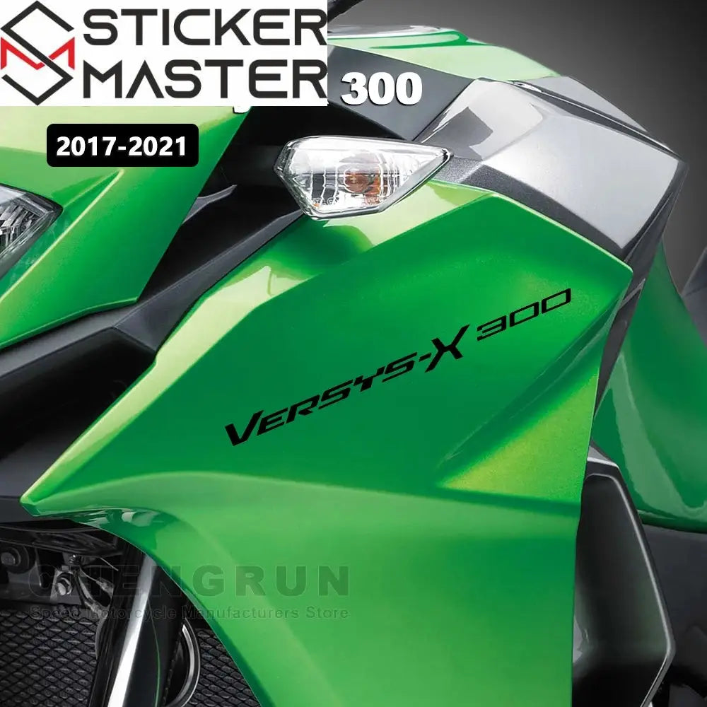 Sticker Master Kawasaki Versys-X 300 Sticker Set – Suya Dayanıklı Vinil (2017-2021) - Sticker Master