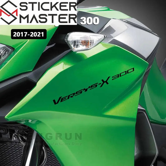 Sticker Master Kawasaki Versys-X 300 Sticker Set – Suya Dayanıklı Vinil (2017-2021) - Sticker Master