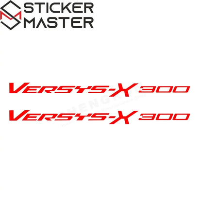 Sticker Master Kawasaki Versys-X 300 Sticker Set – Suya Dayanıklı Vinil (2017-2021) - Sticker Master