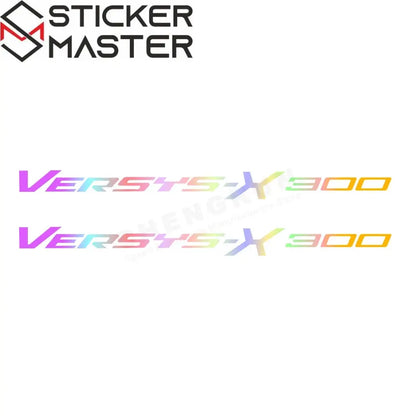 Sticker Master Kawasaki Versys-X 300 Sticker Set – Suya Dayanıklı Vinil (2017-2021) - Sticker Master